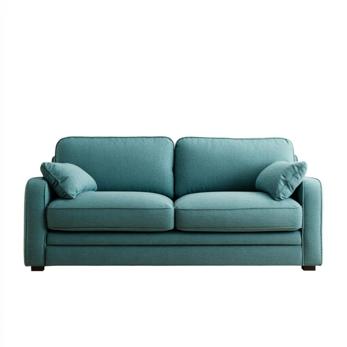 Sofa, 2-osobowa sofa niebieski poliester pestilicack, 178 x 89 x 86 cm