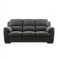 Sofa, 3-osobowa w kolorze heterofonii w poliestrze szarym, 220 x 95 x 100 cm