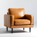 Fotel, PU skóra 90 x 85 x 85 cm salon fotel z czarnych stalowych nóg